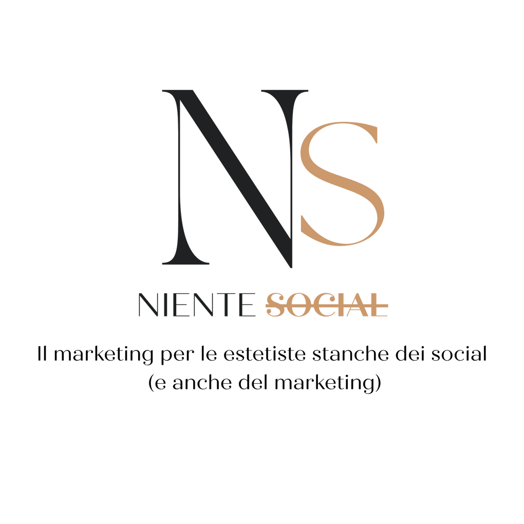 nientesocial il marketing per le estetiste stanche dei social (e anche del marketing) nientesocial il primo corso per estetiste stanche dei social